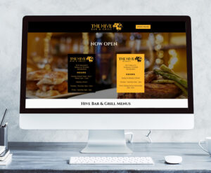 Hive Bar and Grill's website