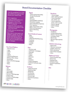 shapes-colors-brand-doc-checklist Shapes & Colors Brand Documentation Checklist