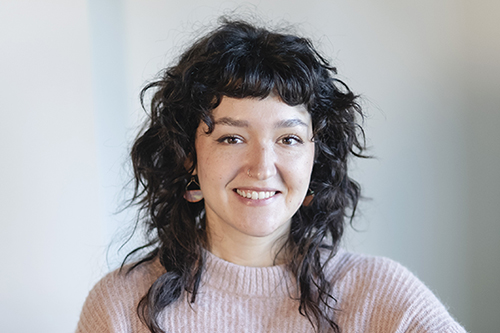 Jenna Marbukh, graphic designer at Shapes & Colors from Fall 2025 - Spring 2026